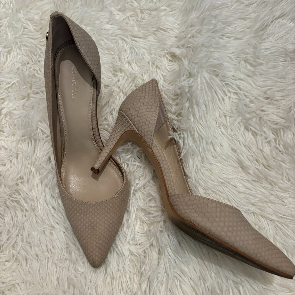 Calvin Klein | Pump | Sz 8 | Color: Bone/Nude